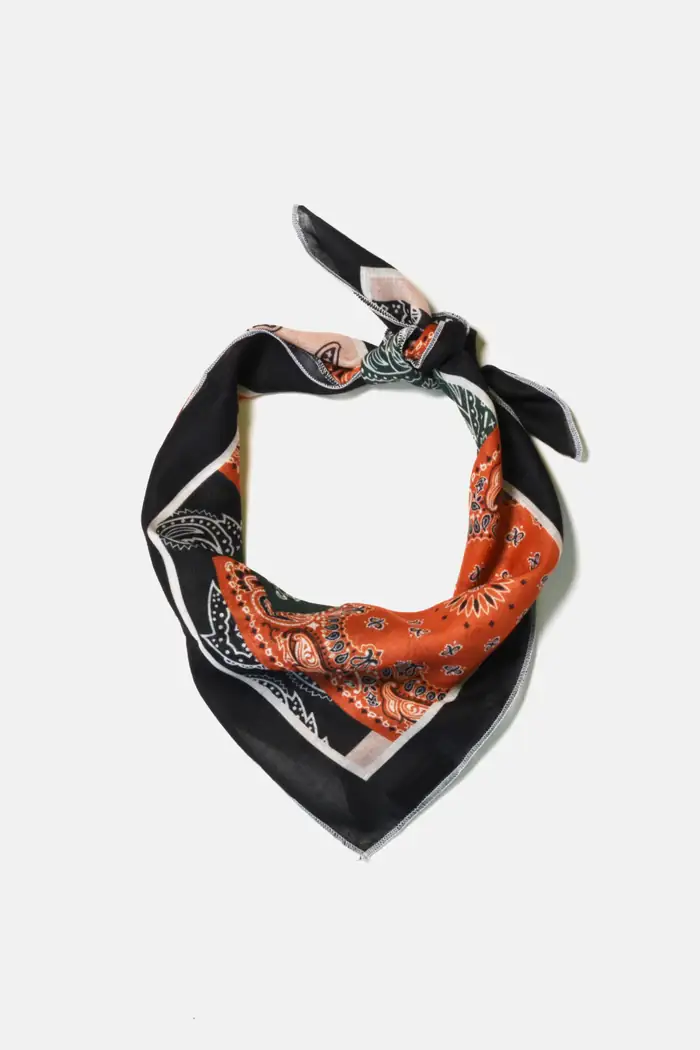 Patterned bandana scarf